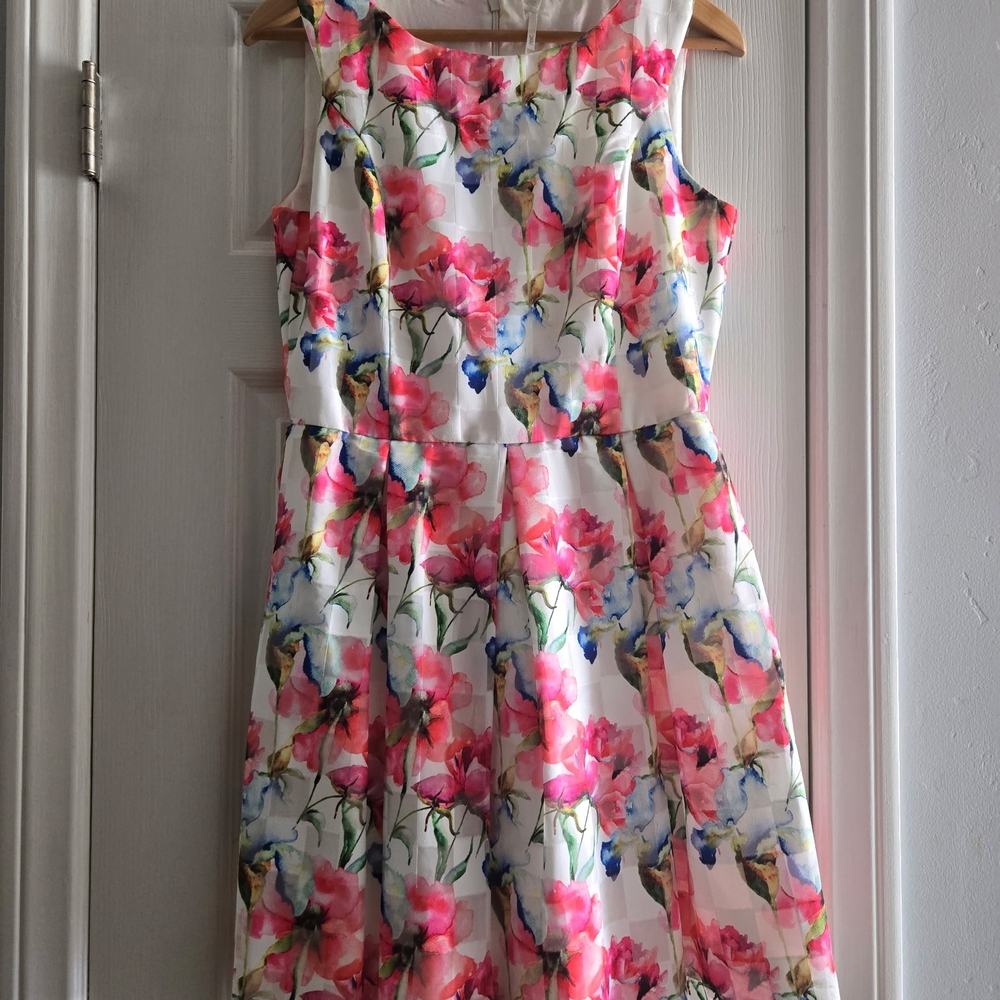 Next Pink and Blue Floral Kids Dress
